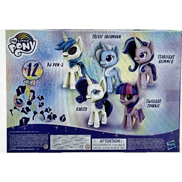 NEW in BOX My Little Pony Set Of Five Unicorns Sparkle Collection Figures Sealed - Picture 5 of 6